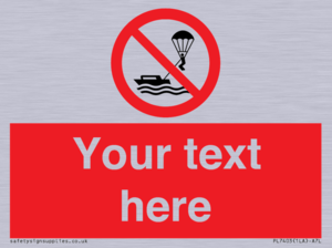 Custom No parasailing